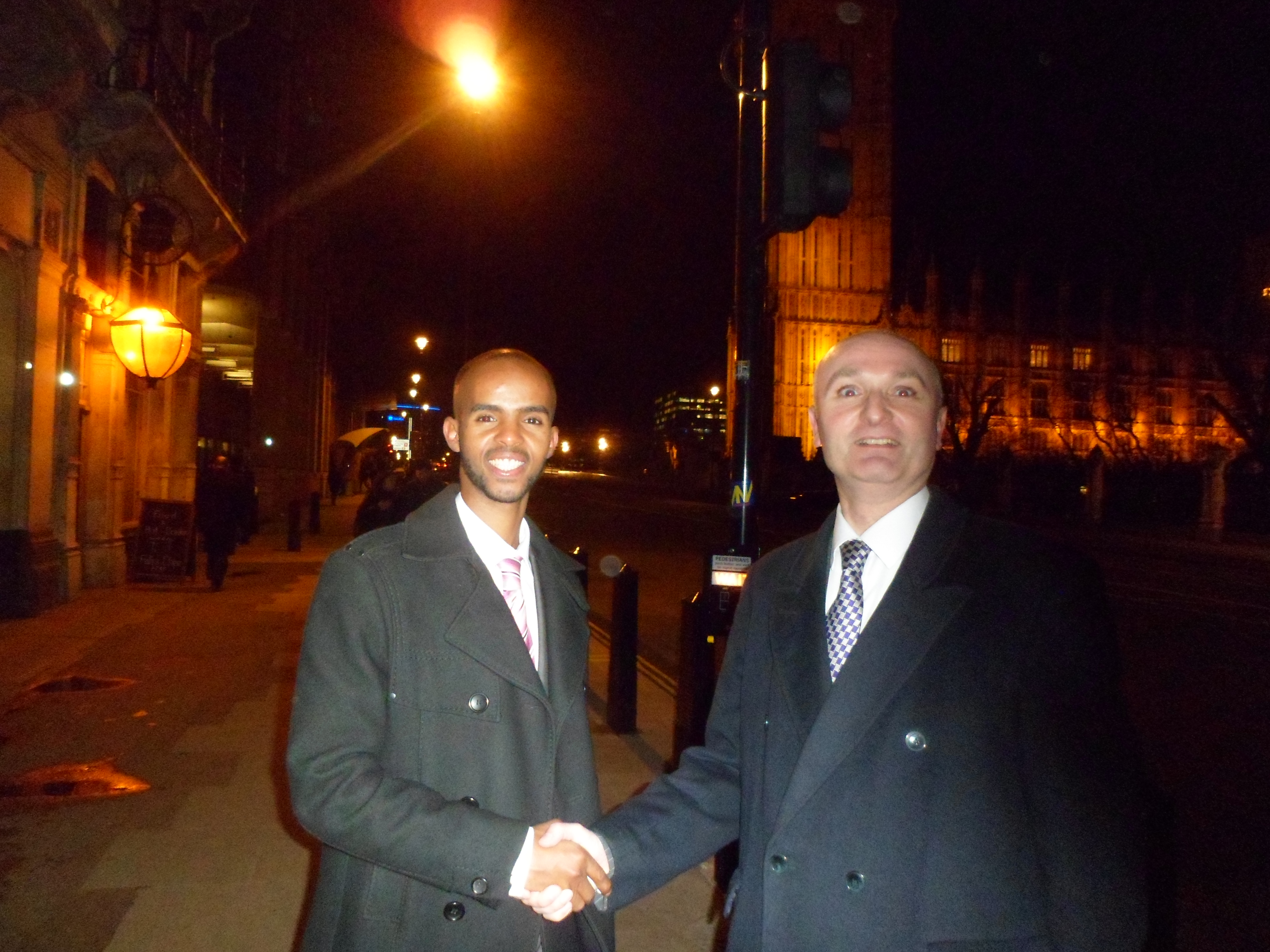 Guul Group CEO with Horn of Africa Business Association Director Mark Jones